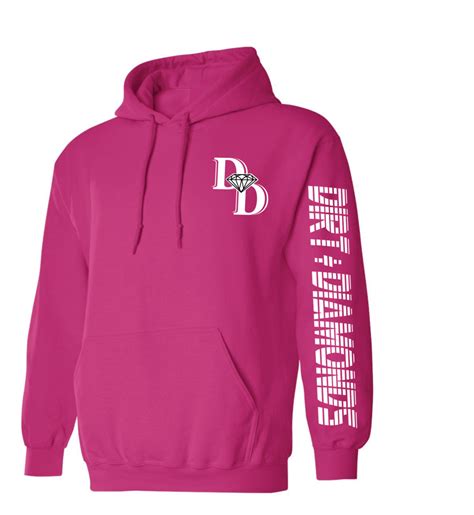 Download Hoodie (hot pink and white) | Hoodies, Diamond hoodie ...