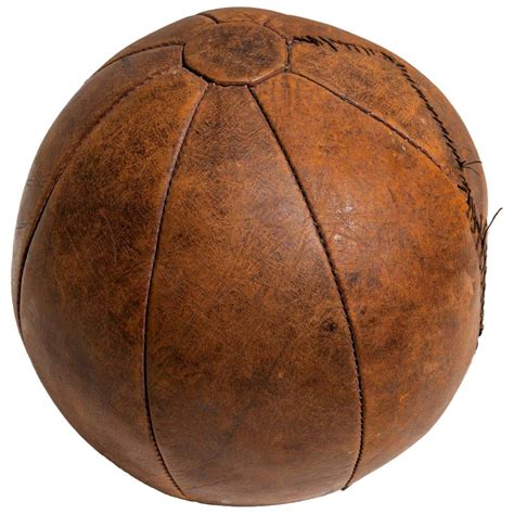 Vintage Leather Medicine Ball For Sale At 1stdibs Medicine Ball For