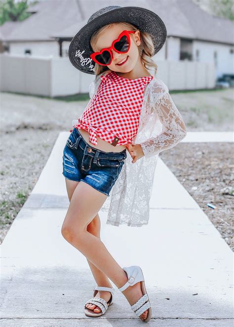 Styled For A Picnic In 2020 Girls Fashion Summer Little Girl Fashion