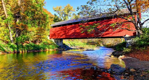 Five Idyllic Covered Bridges In Massachusetts