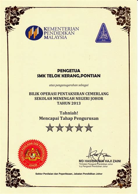 Penganjuran majlis anugerah kecemerlangan di universiti tidak terkecuali universiti sains islam malaysia (usim), adalah rutin. SMK TELOK KERANG THROUGH MY EYES: SIJIL PENGHARGAAN ...