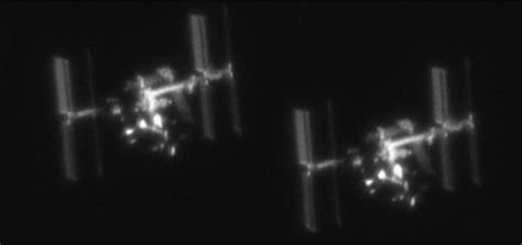 Amazing Telescopic Pictures Of The Space Station And A Cargo Ship
