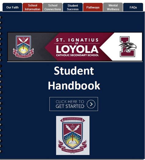 Student Handbook St Ignatius Of Loyola Catholic Secondary School