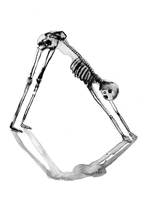 Skeleton Yoga Kaye Blegvad Flickr
