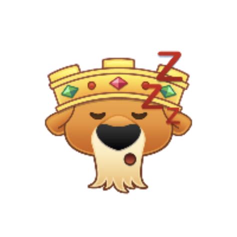 Prince John As An Emoji Sleeping Drawing By Disney Robinhood