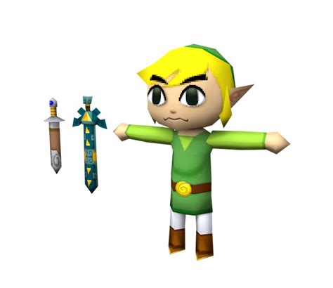 Ds Dsi The Legend Of Zelda Spirit Tracks Link Tunic The Models Resource