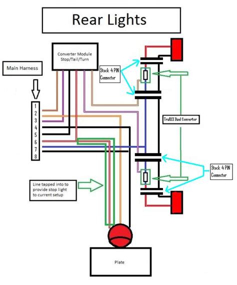 4 Wire Tail Light Wiring Diagram