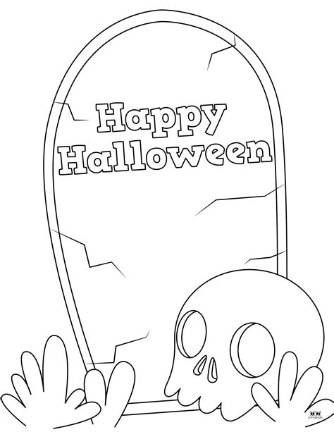 Happy Halloween Coloring Pages 28 Free Pages Printabulls