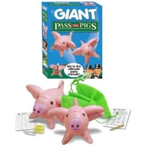 Pass The Pig Giant Edition Game Inflatable Pig Games Pig Game Pass