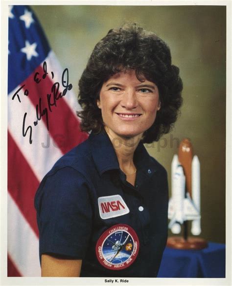 sally ride first female nasa astronaut autographed and inscribed 8x10 photo 1853302331