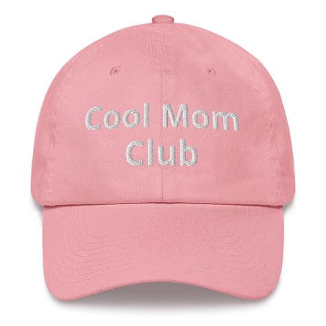 cool mom club embroidered hat mama hat mom baseball cap etsy