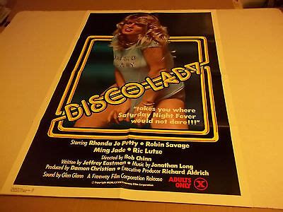 Disco Lady Rhonda Jo Petty 1978 Original X Rated Movie Poster EXC EBay
