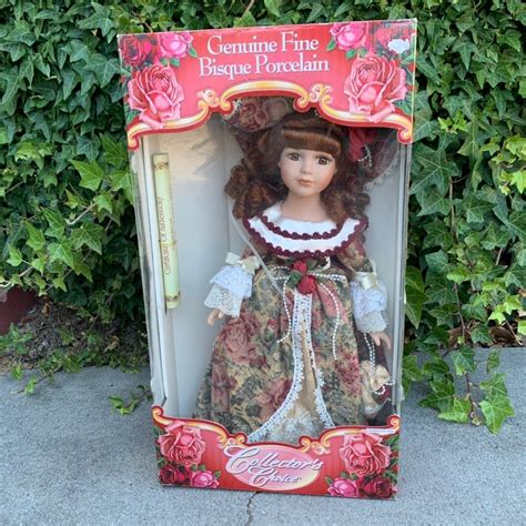 Collectors Choice Porcelain Doll Looks Like Certificate Is In There As