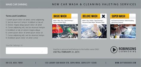 Got someone who is hard to buy for? 3 in 1 Car Wash Gift Voucher Bundle by rapidgraf ...