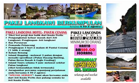 Langkawi tiba di lapangan terbang langkawi / jeti. pulau langkawi