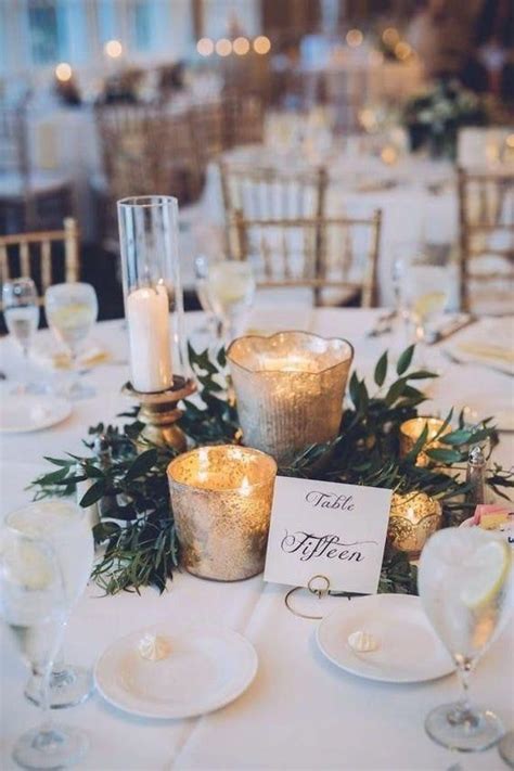 Fresh Greenery Wedding Centerpieces Round for Table | Etsy | Greenery