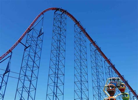 Superman Ride Of Steel Roller Coaster At Six Flags America Parkz Theme Parks