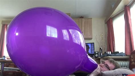 Tuftex Inch Tt Crystal Purple Balloon Blow To Pop Btp B P Youtube