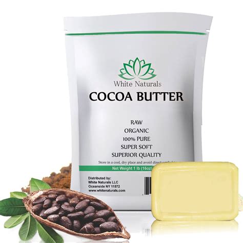 Organic Raw Cocoa Butter 8 Oz Unrefined Pure Food Grade Top Etsy