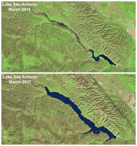 See California Reservoirs Fill Up In These Before And After Images