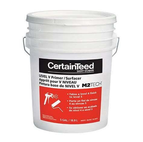 Here is a quality video from usg that illustrates what a level 5 finish is and how. Certainteed Level V Wall and Ceiling Primer/Surfacer w ...