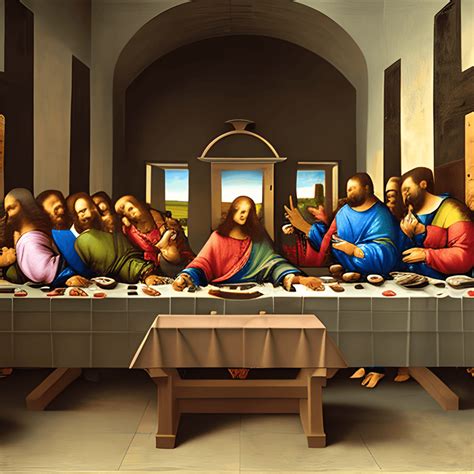 The Last Supper Leonardo Da Vinci · Creative Fabrica