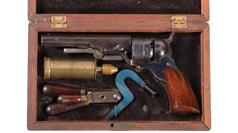 Factory Cased Colt Ehlers Model Paterson No 2 Revolver Rock Island