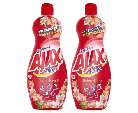 2 X Ajax All In 1 Multipurpose Cleaning Gel Floral Bloom 700ml Catch