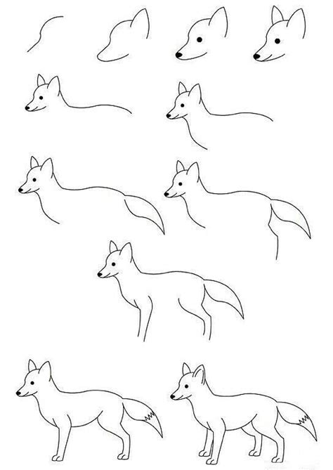 Aprende a dibujar un zorro fácil y sencillo!!! Pictures to draw, How