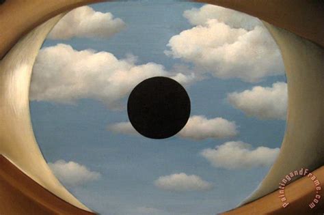Rene Magritte The False Mirror 1928 Painting The False Mirror 1928