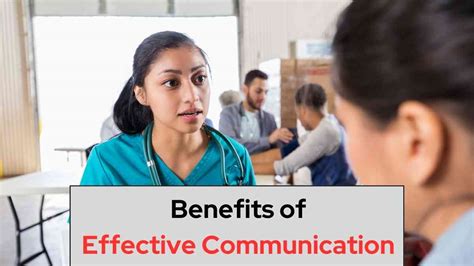 Advantages Of Effective Communication In Nursing