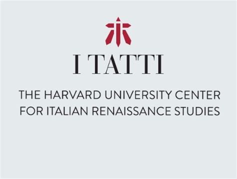 Ann Call For Applications 202324 Villa I Tatti The Harvard