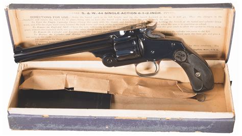 Smith And Wesson New Model No 3 Target Revolver Rock Island Auction