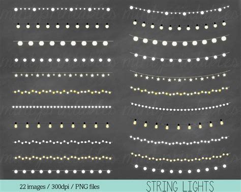 Lights Clipart Fairy Lights Clipart Clip Art By Mintprintables Sims