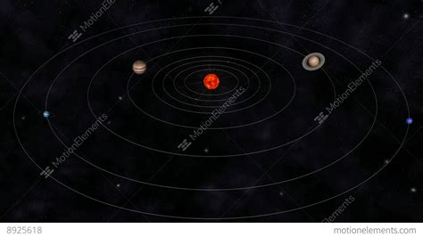 Solar System Animation Stock Animation 8925618
