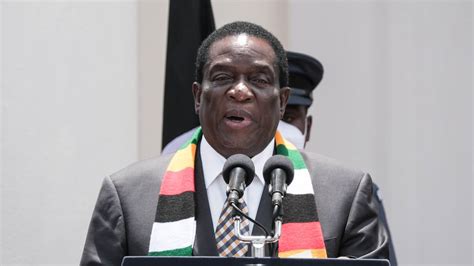 Zimbabwe Le Président Mnangagwa Investi Par Son Parti Pour La Présidentielle Le360 Afrique