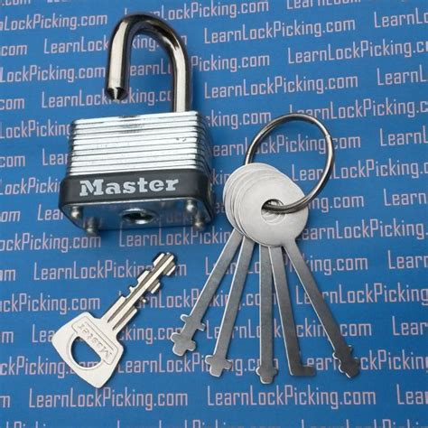 How to pick locks begins with proper tension. Warded Lock Pick Set - LearnLockPicking.com