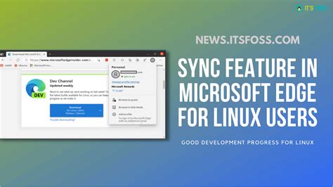 Microsoft Edge For Linux Now Supports Sign In Sync Feature