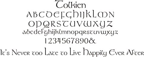 Seven to the dwarf lords, great miners. lord of the rings alphabet - Google Search | Fonts quotes ...
