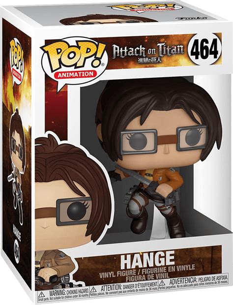 Attack on titan real figure collection wave 2 box of 12 figures. Funko Pop! Animation: Attack on Titan - Hange Vinyl Figure ...