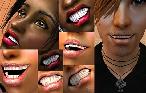 Mod The Sims Teeth Jewelry Gold And Silver