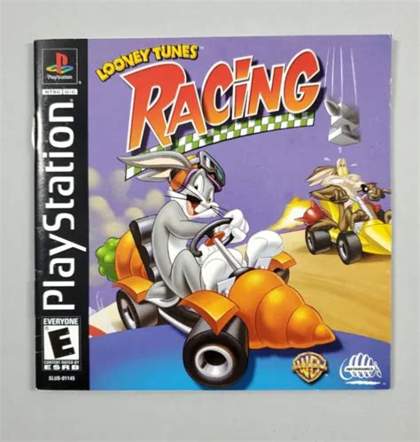 Looney Tunes Racing Sony Playstation 1 2000 Instruction Booklet