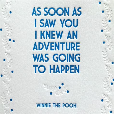 Winnie the pooh quotes about today. winnie the pooh adventure quote letterpress card by inky ...