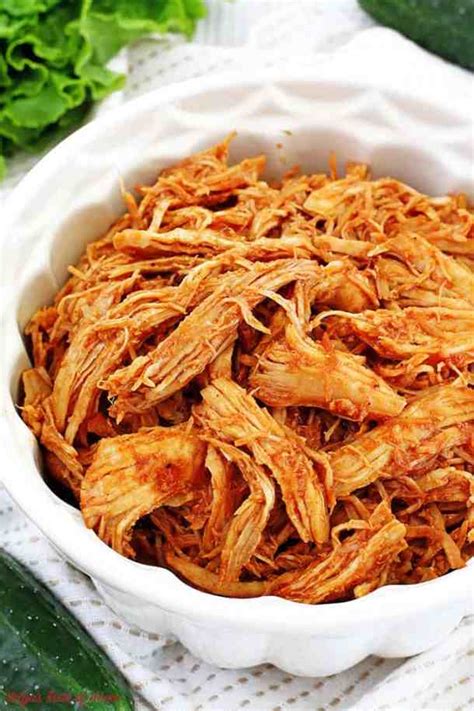 Cook on high pressure for 8 minutes. Easy Instant Pot Pulled BBQ Chicken Recipe - Valya's Taste ...