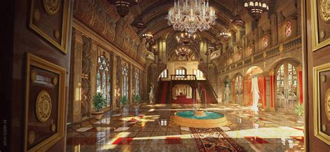 Palace By Najeeb Alnajjar Fantasy Castle Fantasy City Fantasy