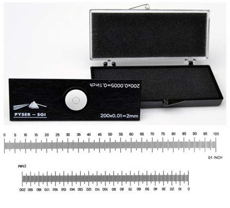 Micrometer Scale S21 5mm05mm 2mm01mm 02mm001 Emgrid