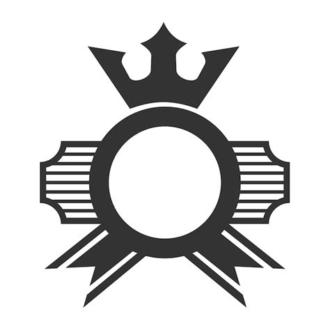 Premium Vector Emblem Blank Template Logo Icon Illustration Brand