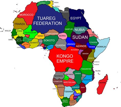 Alternate History Map Of Africa By Gamekiller12 On Deviantart