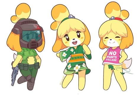 Some Isabelle Costumes Animal Crossing Characters Animal Crossing