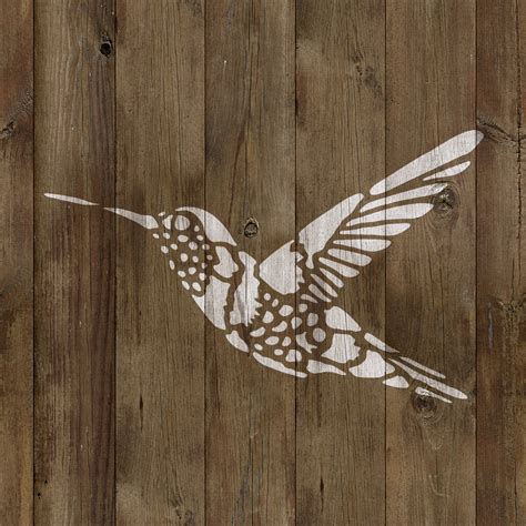 Hummingbird Stencil for Painting - Bird Stencil Designs U.S. Made ...